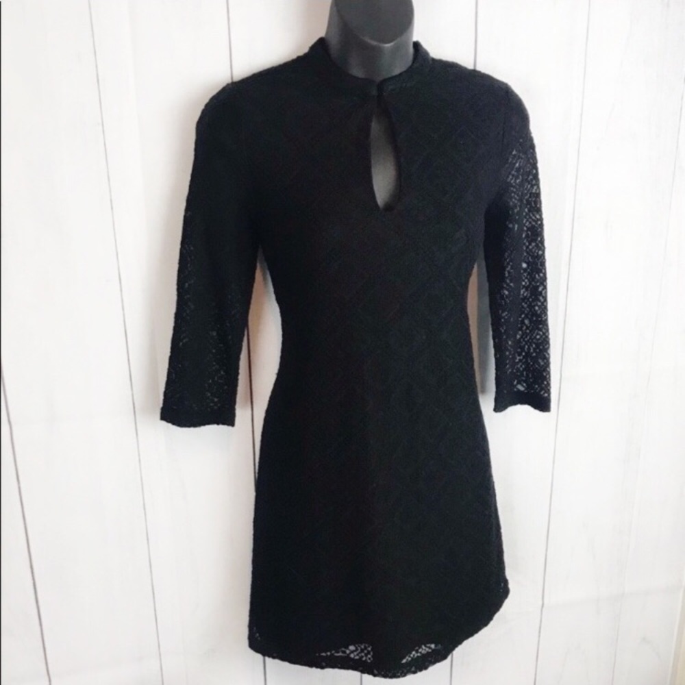 Forever 21 Little Black Dress Sleeved Dress Small
